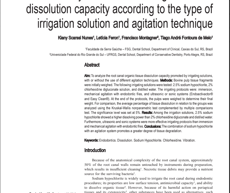 STUDY: Iranian Endodontic Journal: Cyclic Fatigue Resistance of Heat-Treated NiTi Instruments